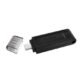 Kingston DT70 64GB USB-C Pendrive - Black