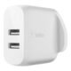 Belkin BOOST CHARGE Dual USB-A Wall Charger 24W