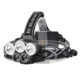 WATER RESISTANT SUPER BRIGHT LED HEADLAMP 5000LM - 3X T6, 2X XPE